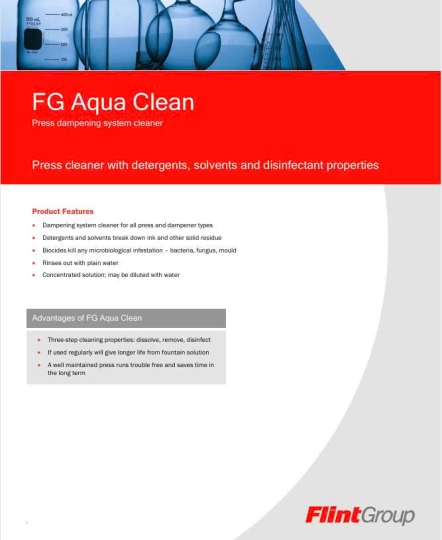 FG AQUA CLEAN - Dung dịch vệ sinh hệ thống nước máng